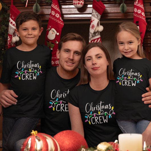 Christmas Crew Funny Family Christmas T-shirt