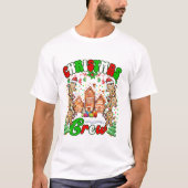 Christmas Crew Grappig koekje T-shirt (Voorkant)