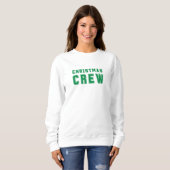 Christmas Crew groene trui (Voorkant volledig)