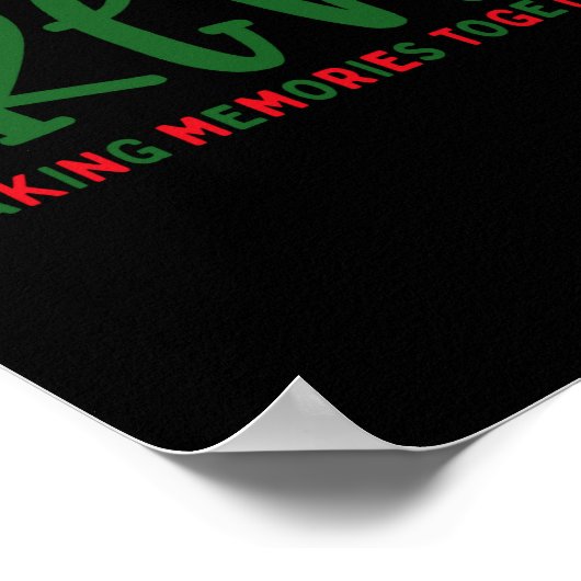 Christmas Crew Ized Christmas Family  Poster (Hoek)