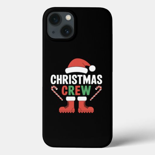 Christmas Crew kerstboom vakantie matching familie Case-Mate iPhone Case (Achterkant)