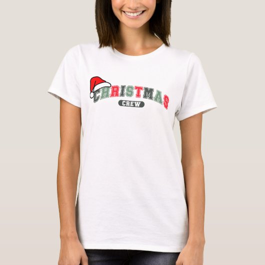 Christmas Crew Matching Familie Vrouwen T-shirt (Voorkant)