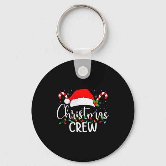 Christmas Crew Matching Family Group Holiday Xmas  Sleutelhanger (Voorkant)