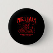 Christmas Crew Matching Family Group Ronde Button 5,7 Cm (Voorkant)