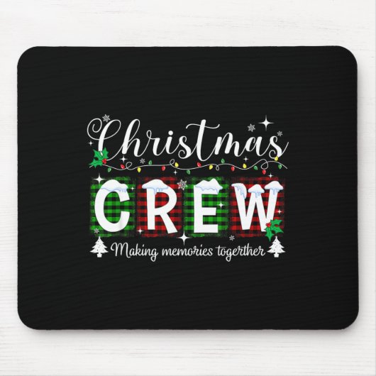 Christmas Crew Matching Family Xmas Party Men Wome Muismat (Voorkant)