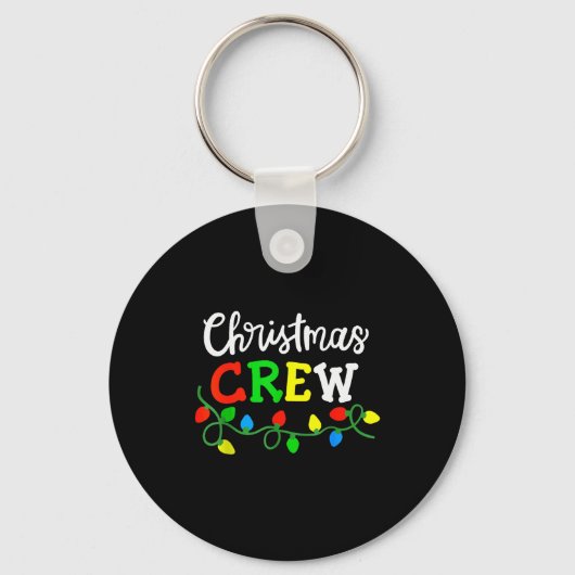 Christmas Crew Matching Family Xmas Party Men Wome Sleutelhanger (Voorkant)