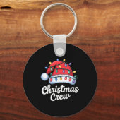 Christmas Crew Matching Family Xmas Party Men Wome Sleutelhanger (Voorkant)