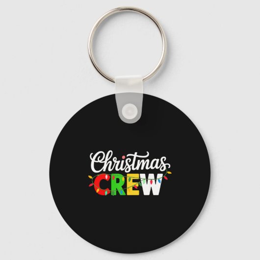 Christmas Crew Matching Family Xmas Party Men Wome Sleutelhanger (Voorkant)