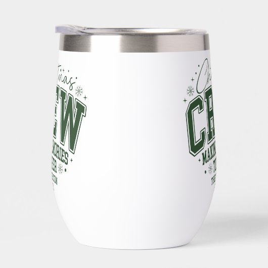 Christmas Crew Personalized Family Name (Rechts)