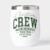 Christmas Crew Personalized Family Name (Achterkant)