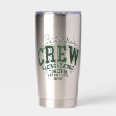 Christmas Crew Personalized Family Name Geïsoleerde Drinkbeker (Voorkant)