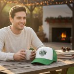 Christmas Crew Personalized Family Name Trucker Pet<br><div class="desc">Christmas Crew Personalized Family Name Baseball Cap Trucker Hat features the text "Christmas Crew making memories together (add personalized name)" in modern green script typography. Perfect for Christmas gifts, family Christmas parties, family reunions and holiday celebrations and more. Created by Evco Studio www.zazzle.com/store/evcostudio #zazzlemade #zazzle #evcostudio #christmashat #christmas #merrychristmas #christmastime...</div>