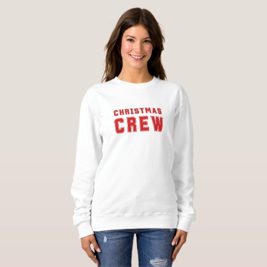 Christmas Crew Red Sweater (Voorkant volledig)