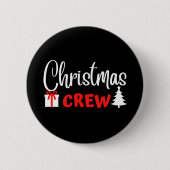 CHRISTMAS CREW RONDE BUTTON 5,7 CM (Voorkant)