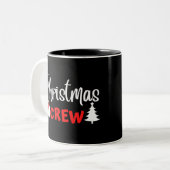 CHRISTMAS CREW TWEEKLEURIGE KOFFIEMOK (Voorkant links)
