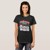 Christmas Crew Westie Christmas West Highland Whit T-shirt (Voorkant volledig)