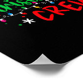 Christmas Crew Xmas Lights Family Matching Pajamas Poster (Hoek)