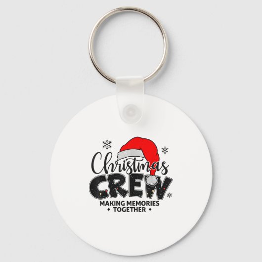 Christmas Crew Xmas Lights Family Matching Pajamas Sleutelhanger (Voorkant)