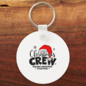 Christmas Crew Xmas Lights Family Matching Pajamas Sleutelhanger (Voorkant)