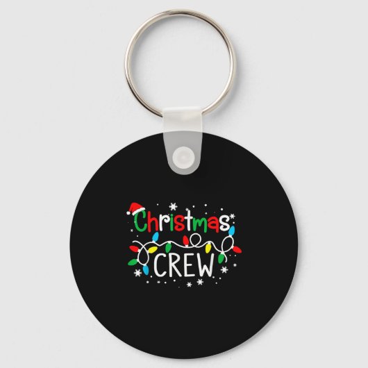 Christmas Crew Xmas Pj Christmas Family Matching P Sleutelhanger (Voorkant)