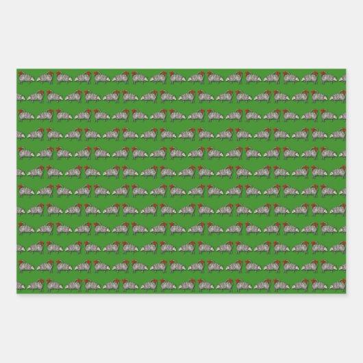 Christmas Critters  Inpakpapier Vel (Voorkant)