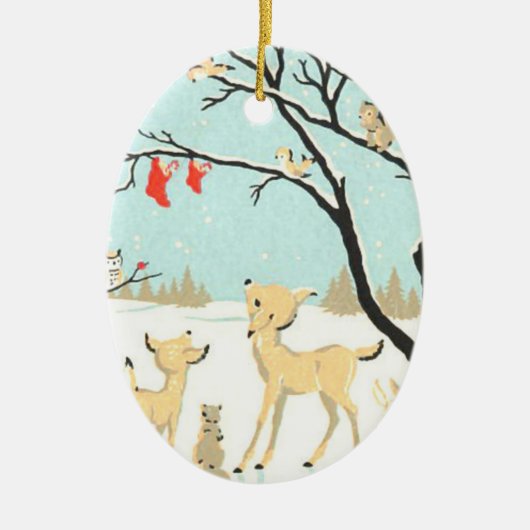 Christmas Critters Tree Ornament (Voorkant)