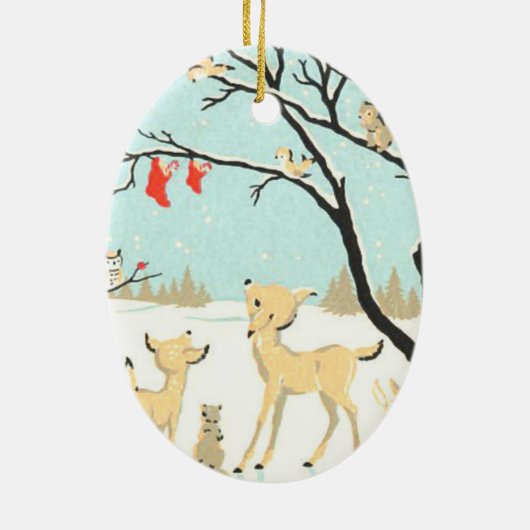 Christmas Critters Tree Ornament (Achterkant)