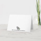 Christmas Cross Holly Illustratie Feestdagen Kaart (Achterkant)