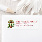 Christmas Cross Return Address Labels (Insitu)