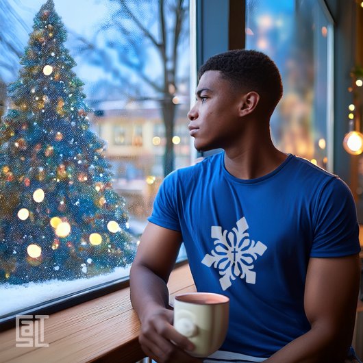 Christmas Cross Snowflake Ornate Classic T-shirt