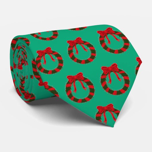 christmas crowns stropdas (Opgerold)