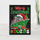 Christmas Cruise 2025 Making Memories For A Lifeti Kaart (Voorkant)