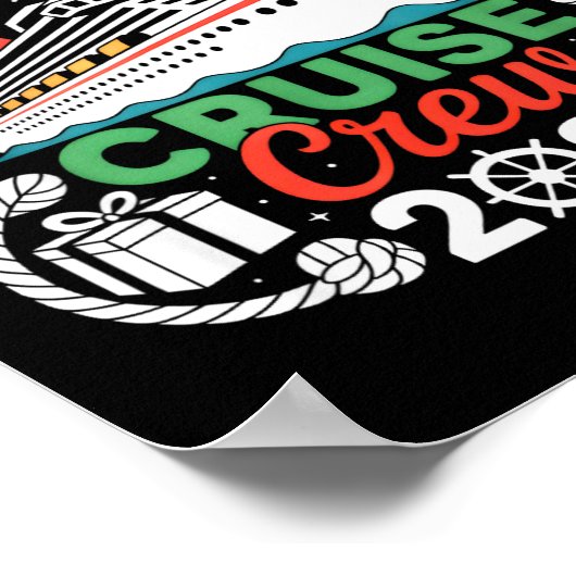 Christmas Cruise Crew 2025 Matching  Poster (Hoek)