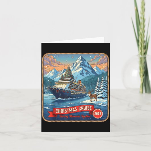 Christmas Cruise Group 2025 Making Memories Cruise Kaart (Voorkant)