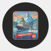 Christmas Cruise Group 2025 Making Memories Cruise Ronde Sticker (Voorkant)
