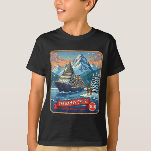 Christmas Cruise Group 2025 Making Memories Cruise T-shirt (Voorkant)