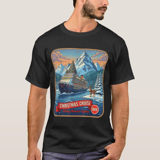 Christmas Cruise Group 2025 Making Memories Cruise T-shirt (Voorkant)