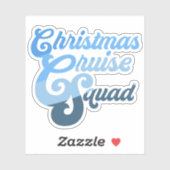 Christmas Cruise Squad Sticker (Vel)