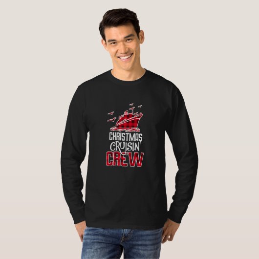 Christmas Cruisin Crew Cruise Matching Family Paja T-shirt (Voorkant volledig)