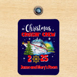 Christmas Cruising' Crew Custom Ship Magneet<br><div class="desc">Dit ontwerp kan op het gebied worden gepersonaliseerd dat door de foto en/of tekst te veranderen wordt verstrekt. Of het kan worden aangepast door te klikken deze Sjabloon personaliseert en dan de klik te kiezen om verdere optie aan te passen en de kleur van de achtergrond te schrappen of te...</div>