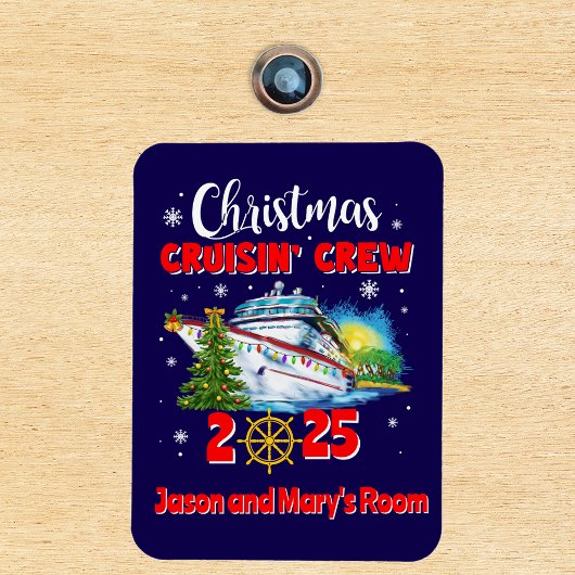 Christmas Cruising' Crew Custom Ship Magneet