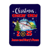 Christmas Cruising' Crew Custom Ship Magneet (Verticaal)