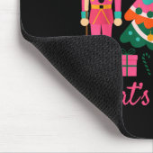 Christmas Crushing It Nutcracker - Funny Retro Ugl Muismat (Hoek)