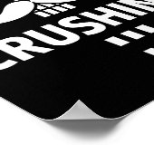 Christmas Crushing It Nutcracker - Funny Retro Ugl Poster (Hoek)