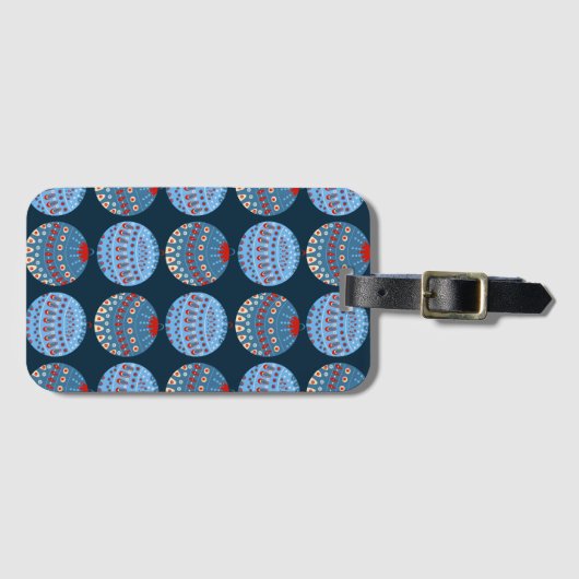 Christmas cup bagagelabel (Voorkant (horizontaal))