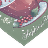 Christmas Cup of Hot Chocolate | Green Medium Tafelloper (Hoek)