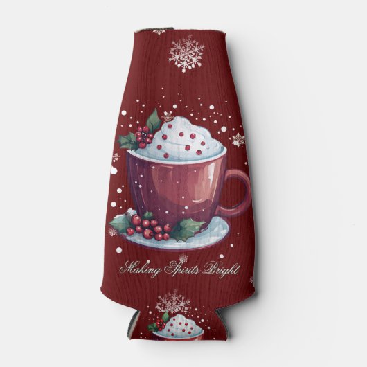Christmas Cup of Hot Chocolate | Red Flesjeskoeler (Voorkant)