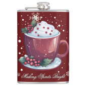 Christmas Cup of Hot Chocolate | Red Heupfles (Voorkant)