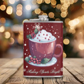 Christmas Cup of Hot Chocolate | Red Heupfles