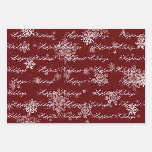 Christmas Cup of Hot Chocolate | Red Inpakpapier Vel (Voorkant 3)